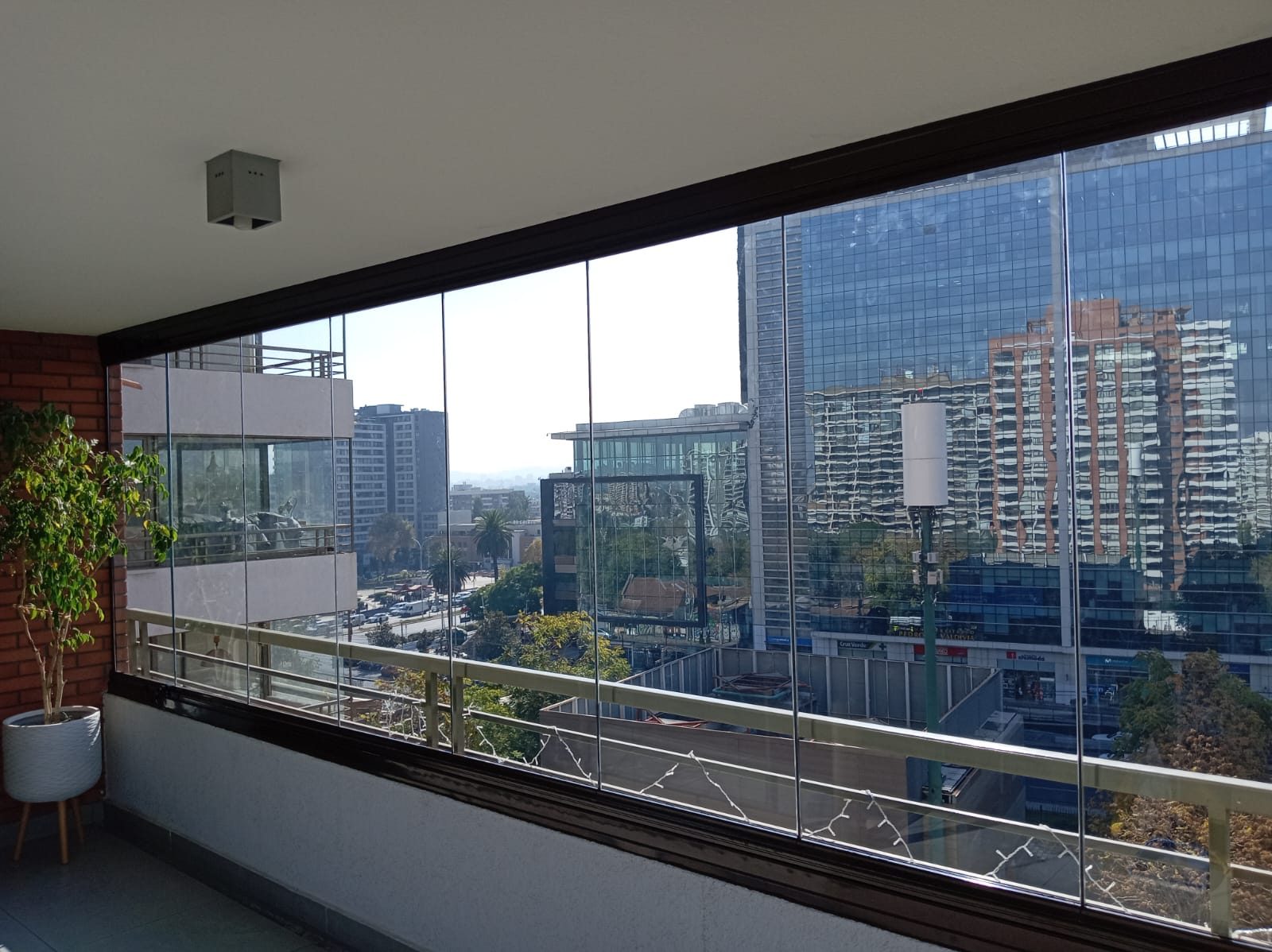 Cierre de terraza en cristal