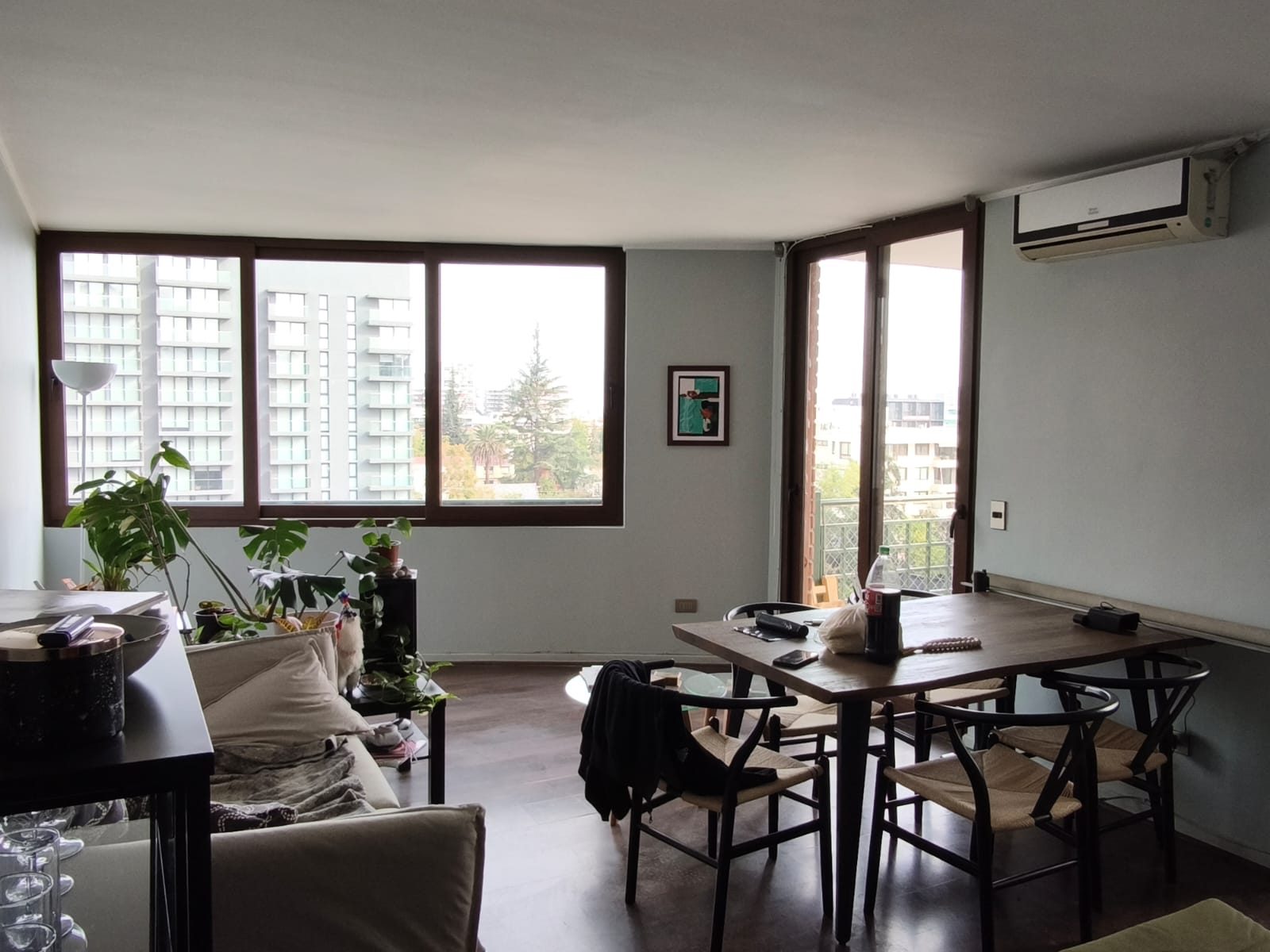 Ventanas en comedor de departamento